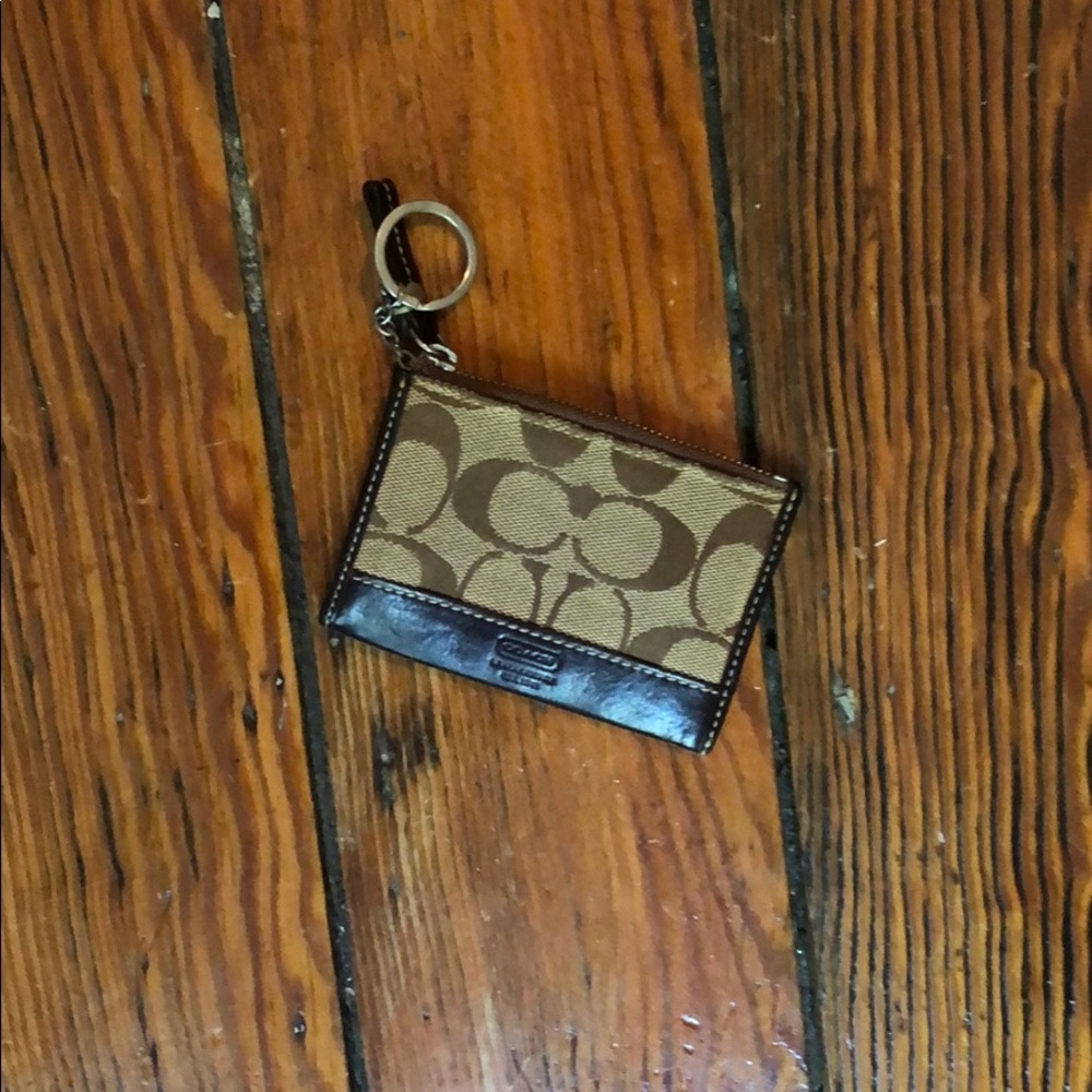 Coach key ring / card case